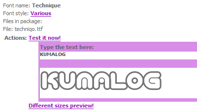 10,000以上のフリーフォントをダウンロードできる『PimpYourFont』
