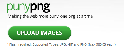 PNG画像をアップロードするだけで最適化してくれる『punypng』