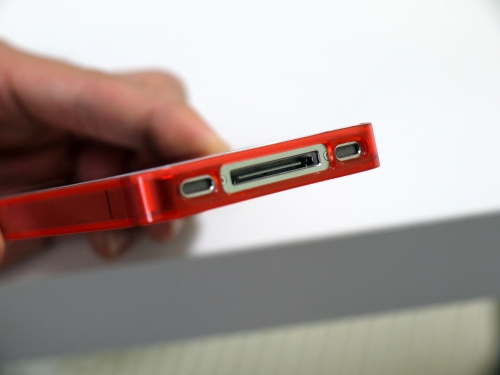 iPhone下部。 iPhone下部。