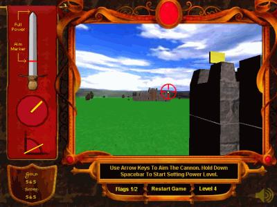 大砲で城を破壊するゲーム『Castle Conquest 』