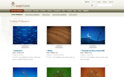 400を超える壁紙を配布しているサイト『VLADSTUDIO』