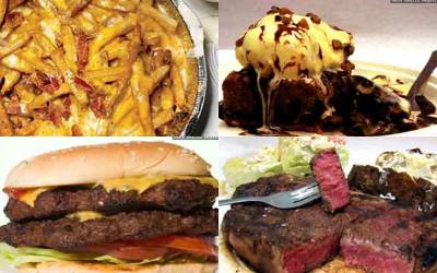 アメリカの超不健康な料理20