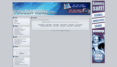 ROM(PSP・NDS･GBA･N64など)配布サイト『FROZEN-ROMS』