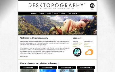 クオリティの高い壁紙の配布サイト『DESKTOPOGRAPHY』