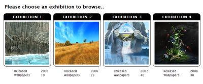 「EXHIBITION」の1～4